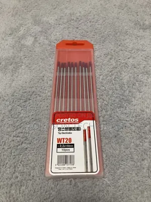 Cretos Wt20 2% Thoriated Tungsten Electrodes,