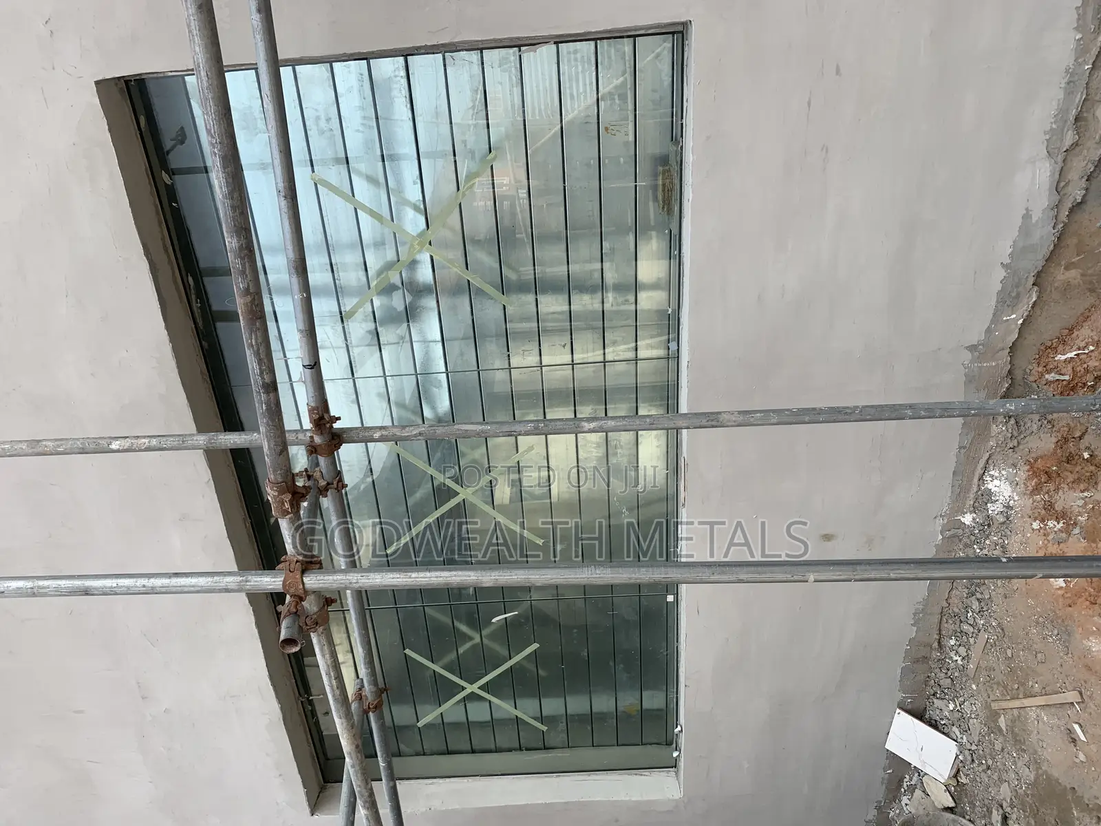 Gal-Valnised Steel Roller Shutter Security Door