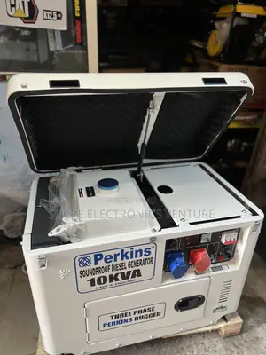 10kva Perkins Soundproof Generator (Made in England)