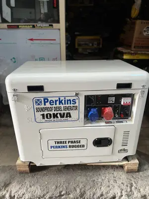 10kva Perkins Soundproof Generator (Made in England)