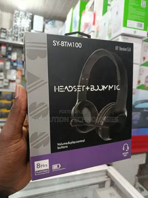 Sy-Btm100 Bluetooth Headset With Boom Mic