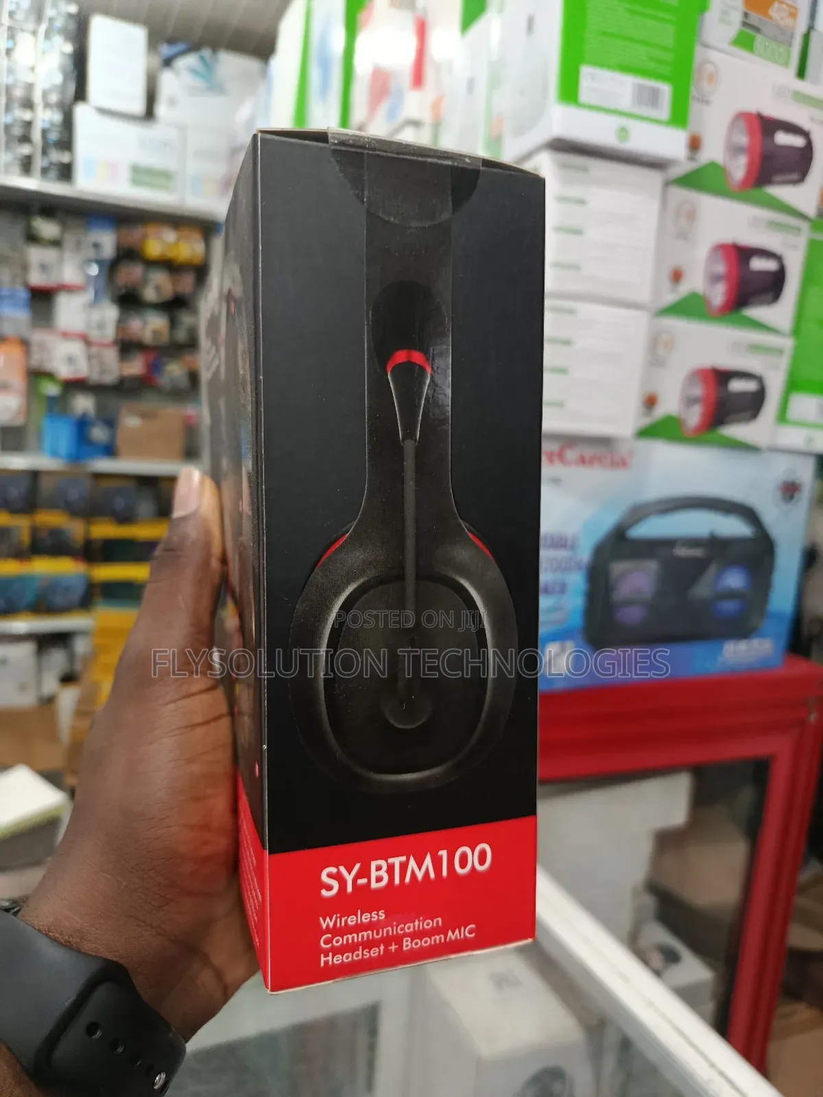 Sy-Btm100 Bluetooth Headset With Boom Mic