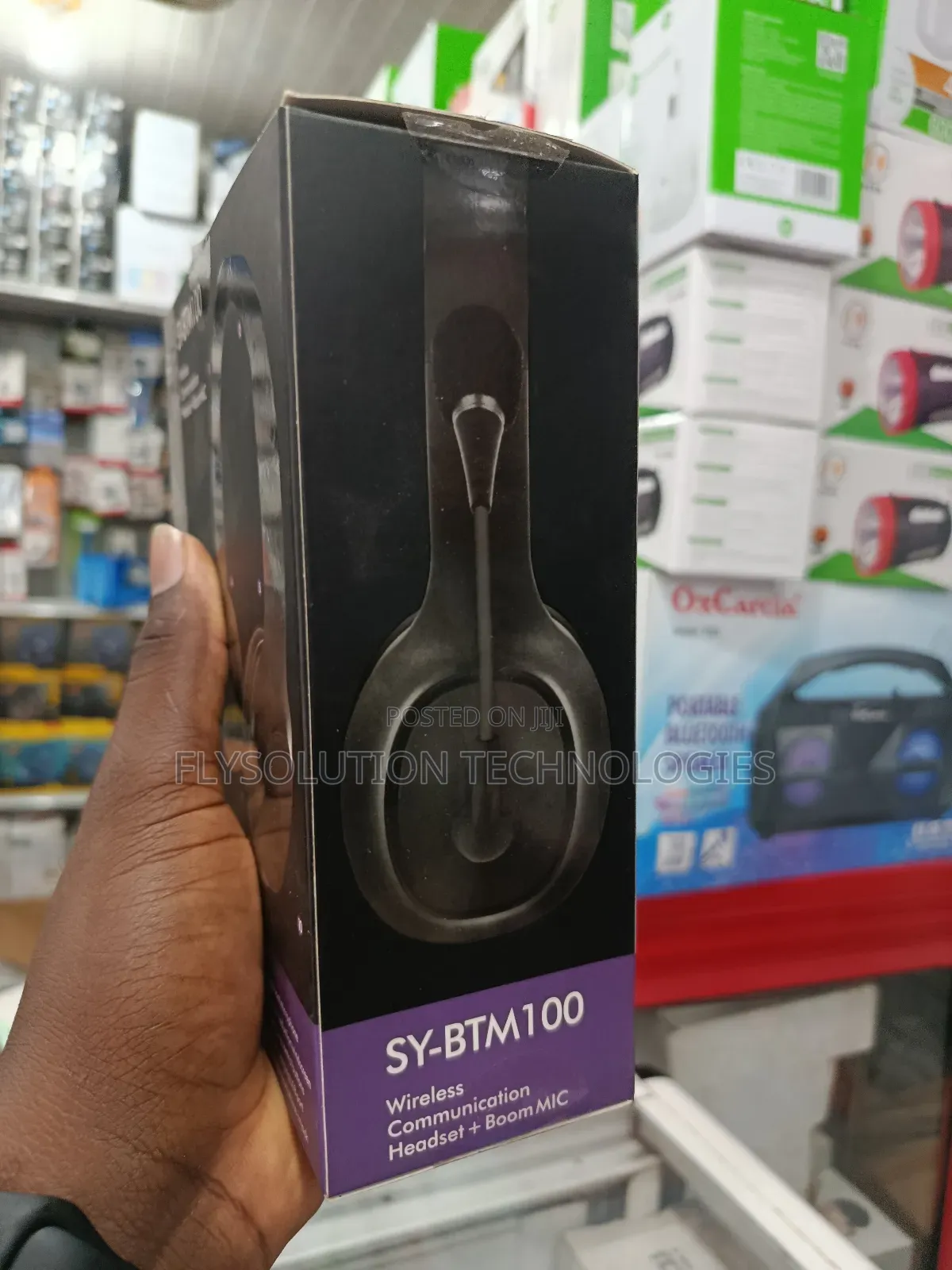 Sy-Btm100 Bluetooth Headset With Boom Mic