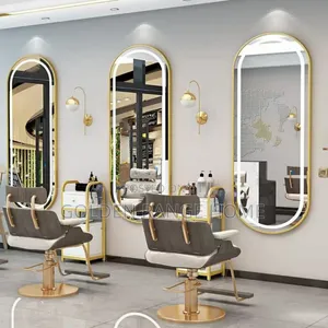 Gold Flame Three Colour Led Bathroom/Saloon Mirror