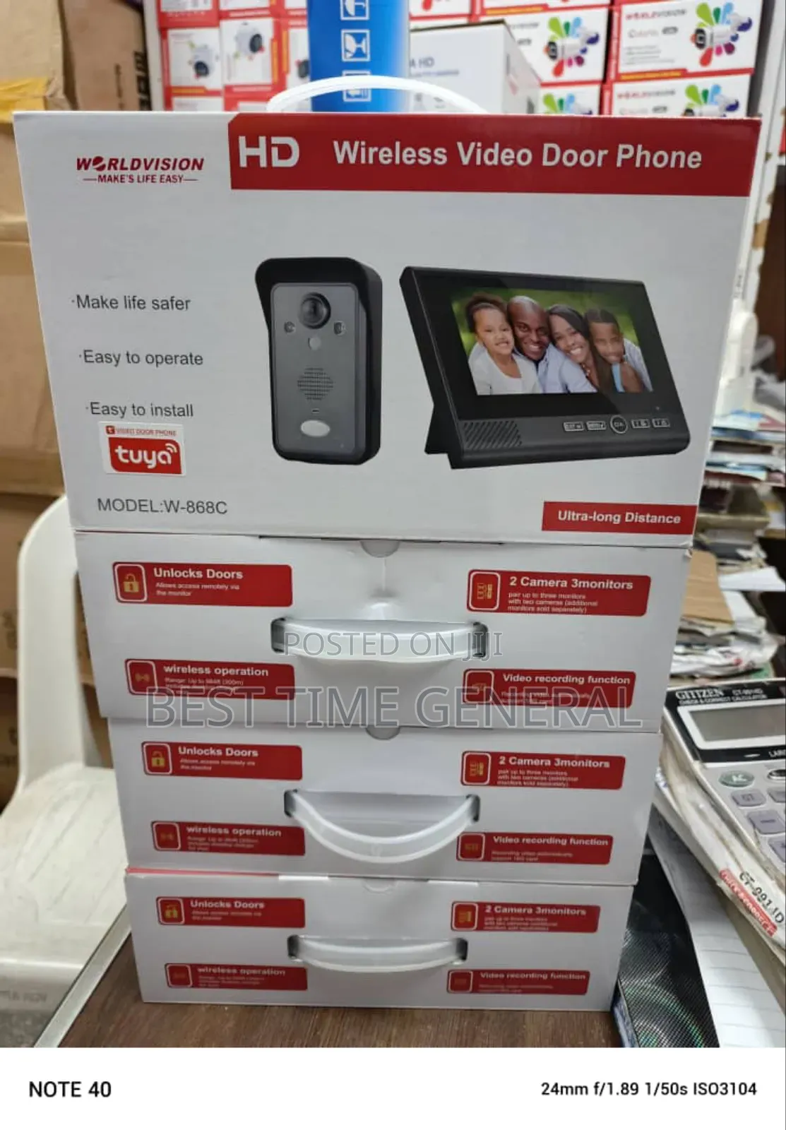 High Quality 7" Video Doorbell Wireless