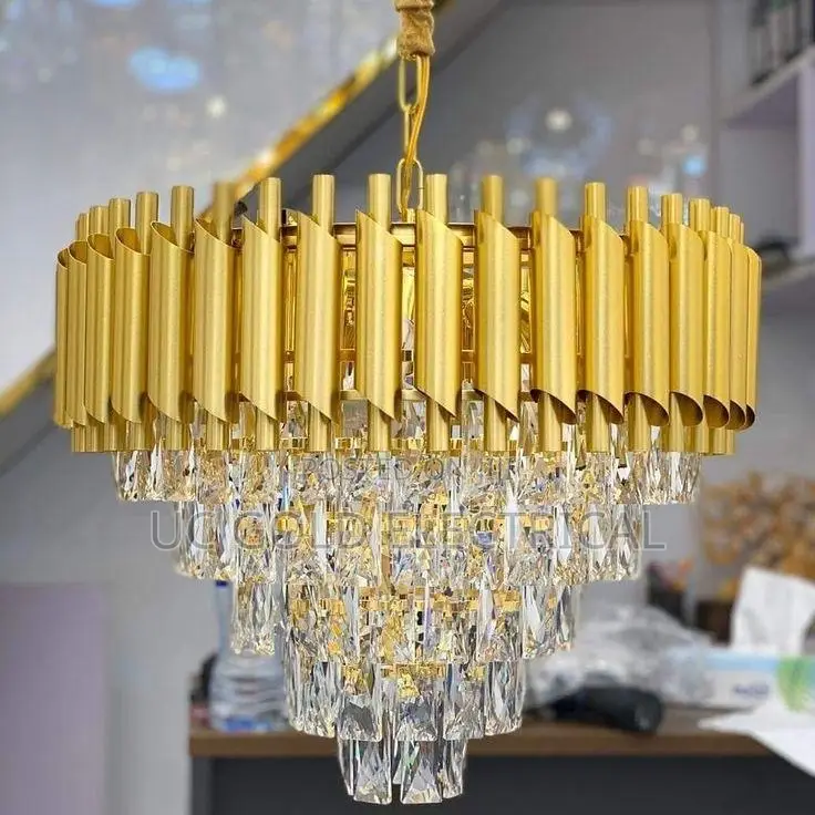 Luxury Modern Crystal Ceiling Chandelier E14 Ledpendant Lamp