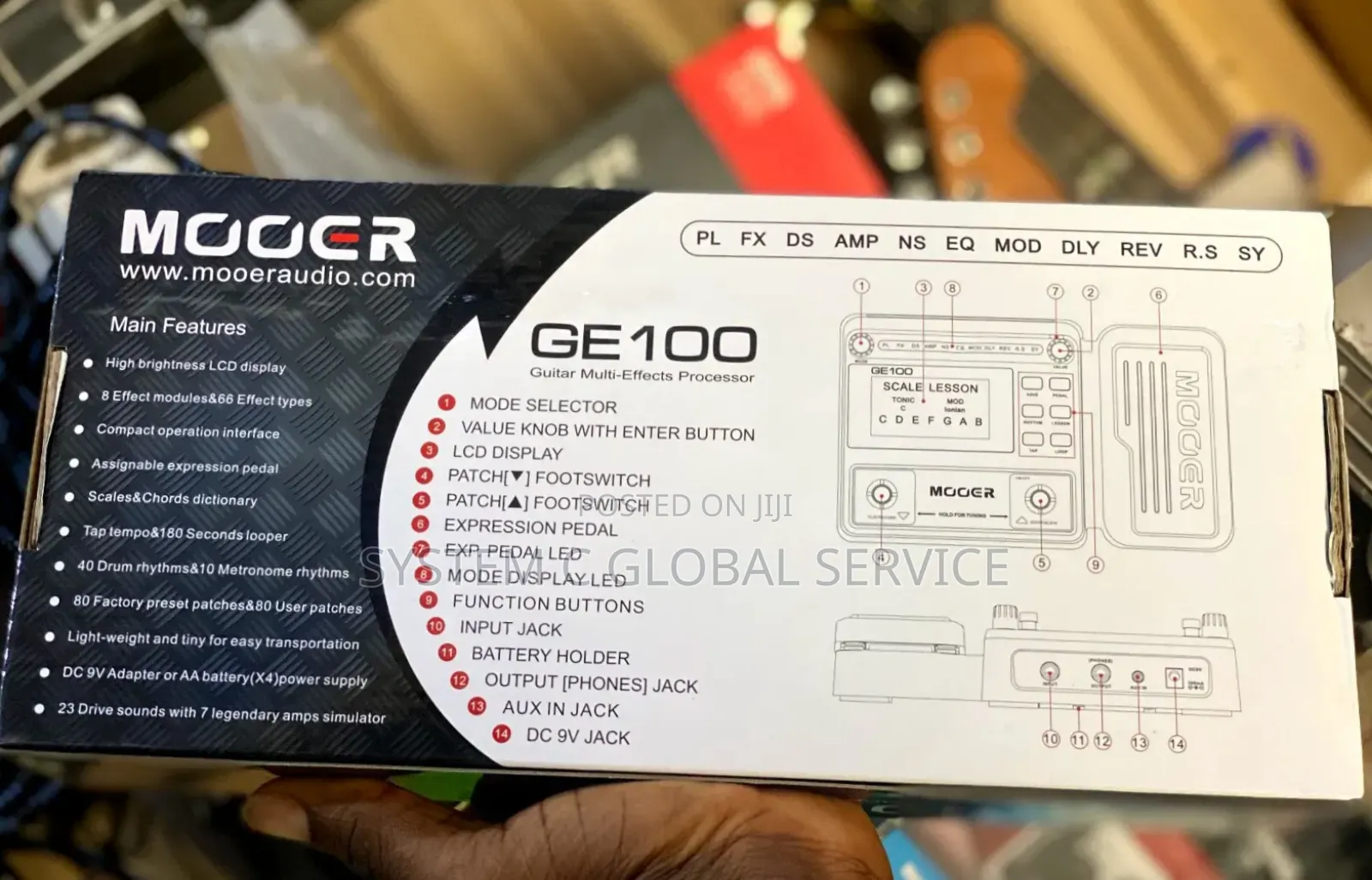 Moore Ge100 Guitar Multi Effects Processor