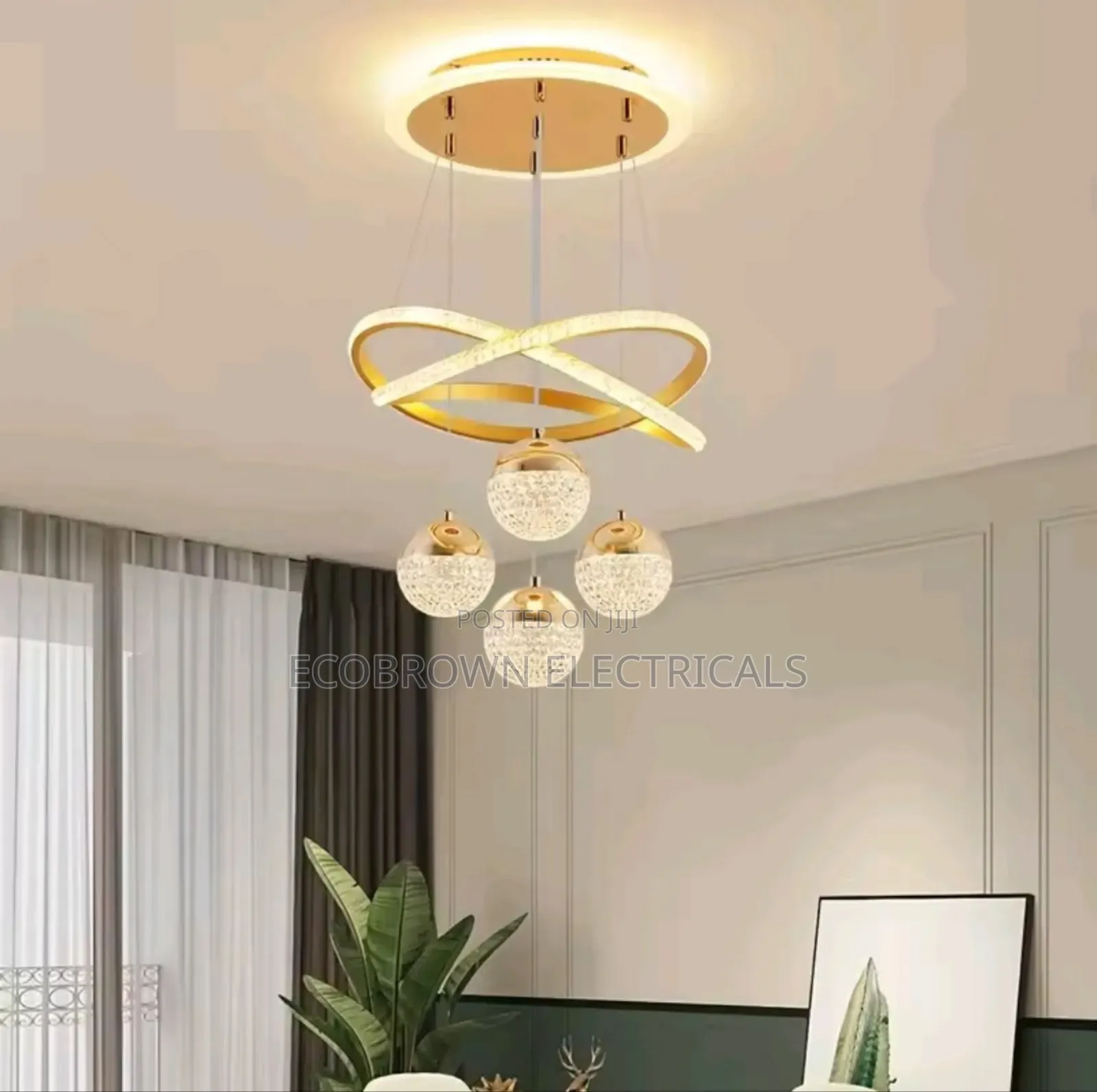 Simple Chandelier For Living Room
