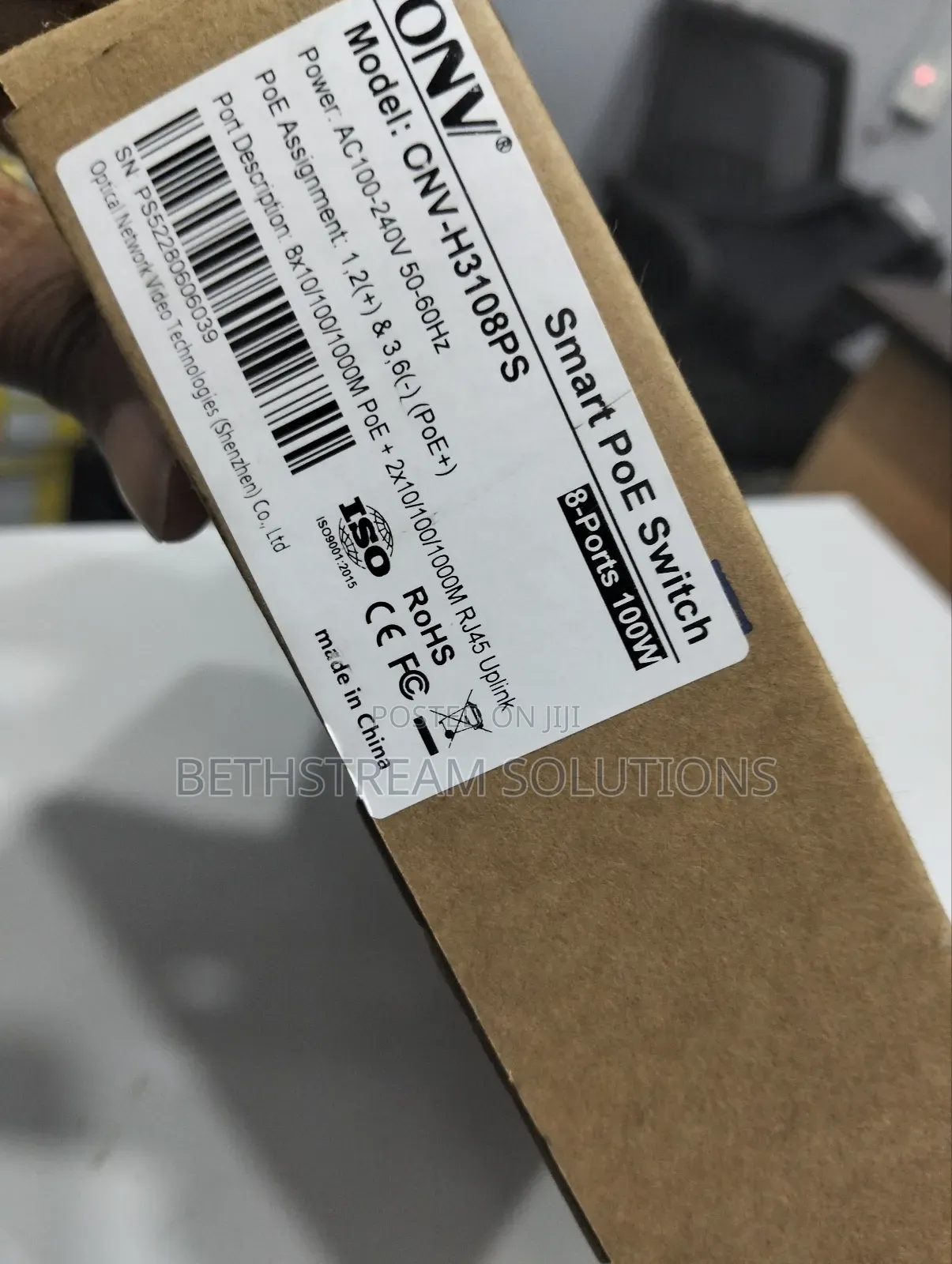 Onv 8 Ports Smart Poe Switch