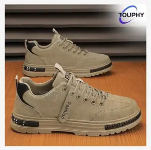 Touphy Men's Loafers Slip on Sneakers Men's Leather Shoes