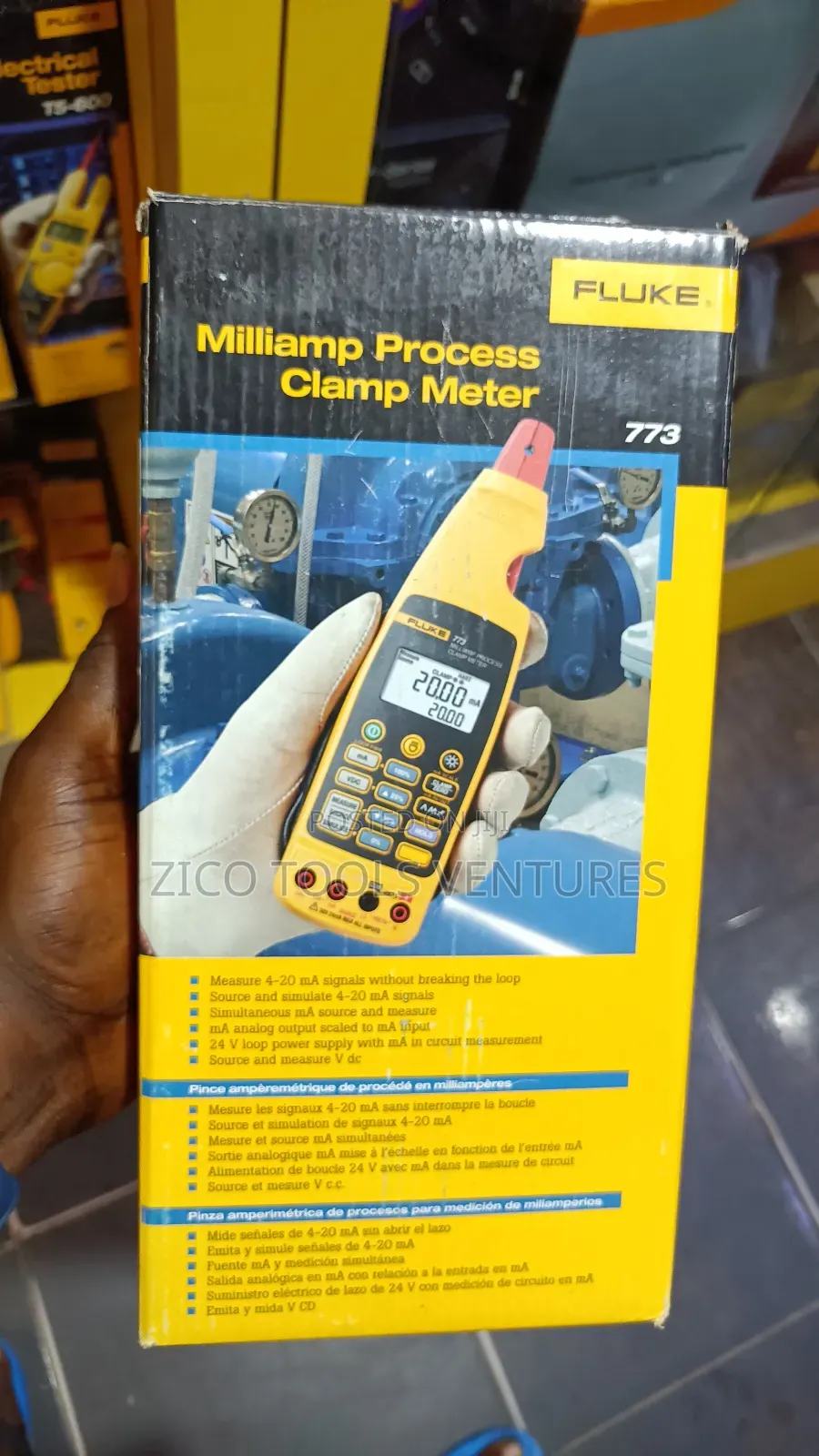 Fluke 773 Milliamp Process Clamp Meter