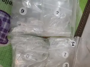 504 Pieces Duck Shape Nail Press On Transparent Nails