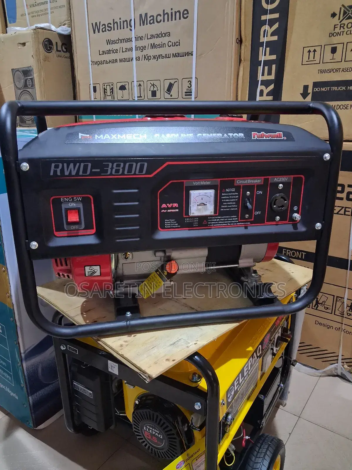 Maxmech Generator 2.8kva 100 Percent Copper