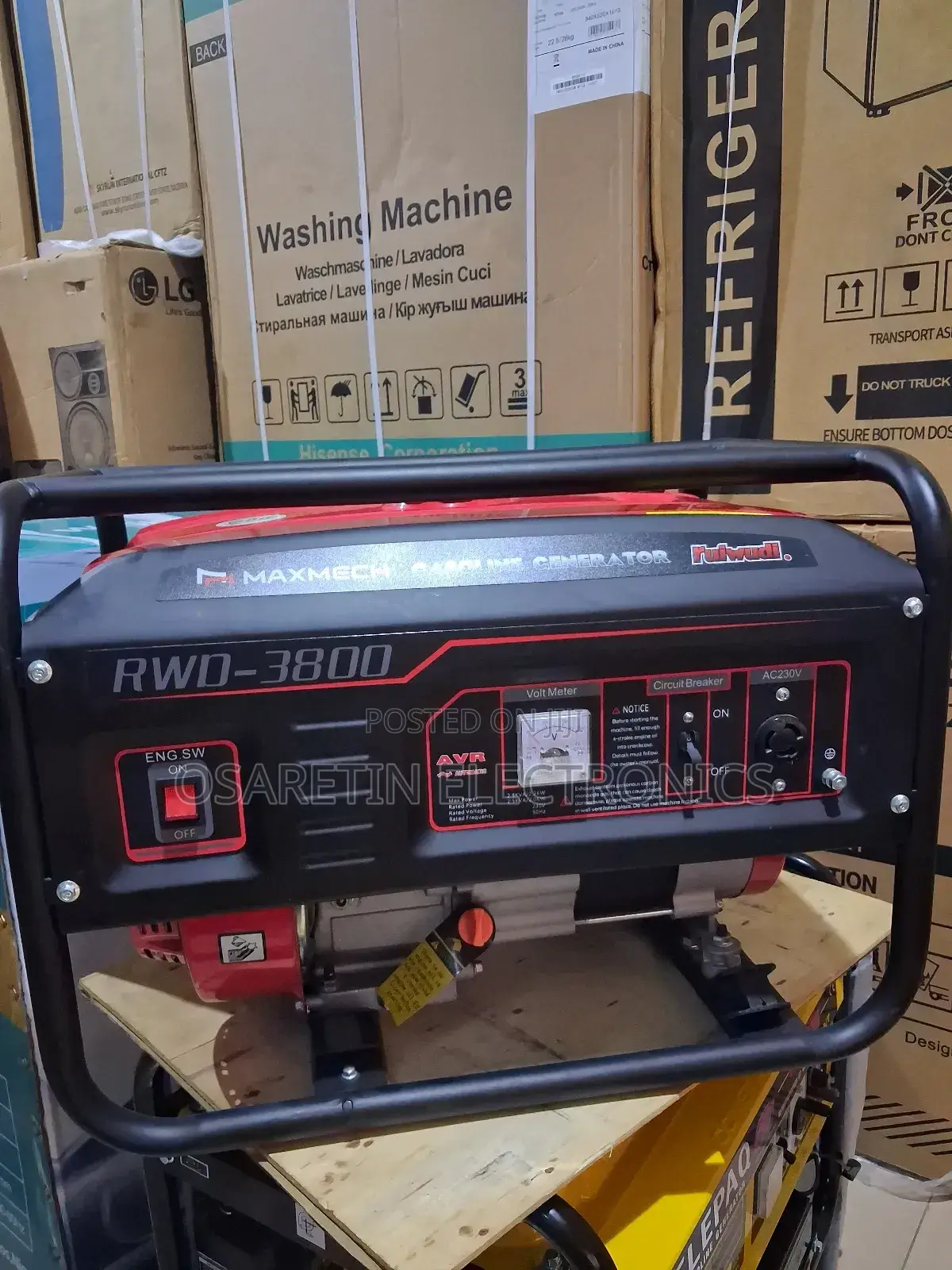 Maxmech Generator 2.8kva 100 Percent Copper