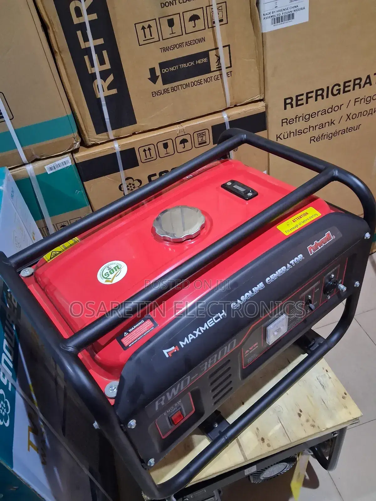 Maxmech Generator 2.8kva 100 Percent Copper