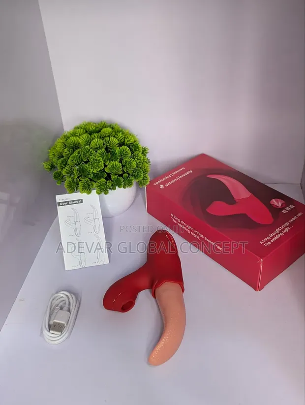 2in1 Tongue Female Licking Clitoris Orgasm Sucking Sex Toys for sale -  Adevar Global Concept  Price:  32,000 on Jiji.ng [Surulere]