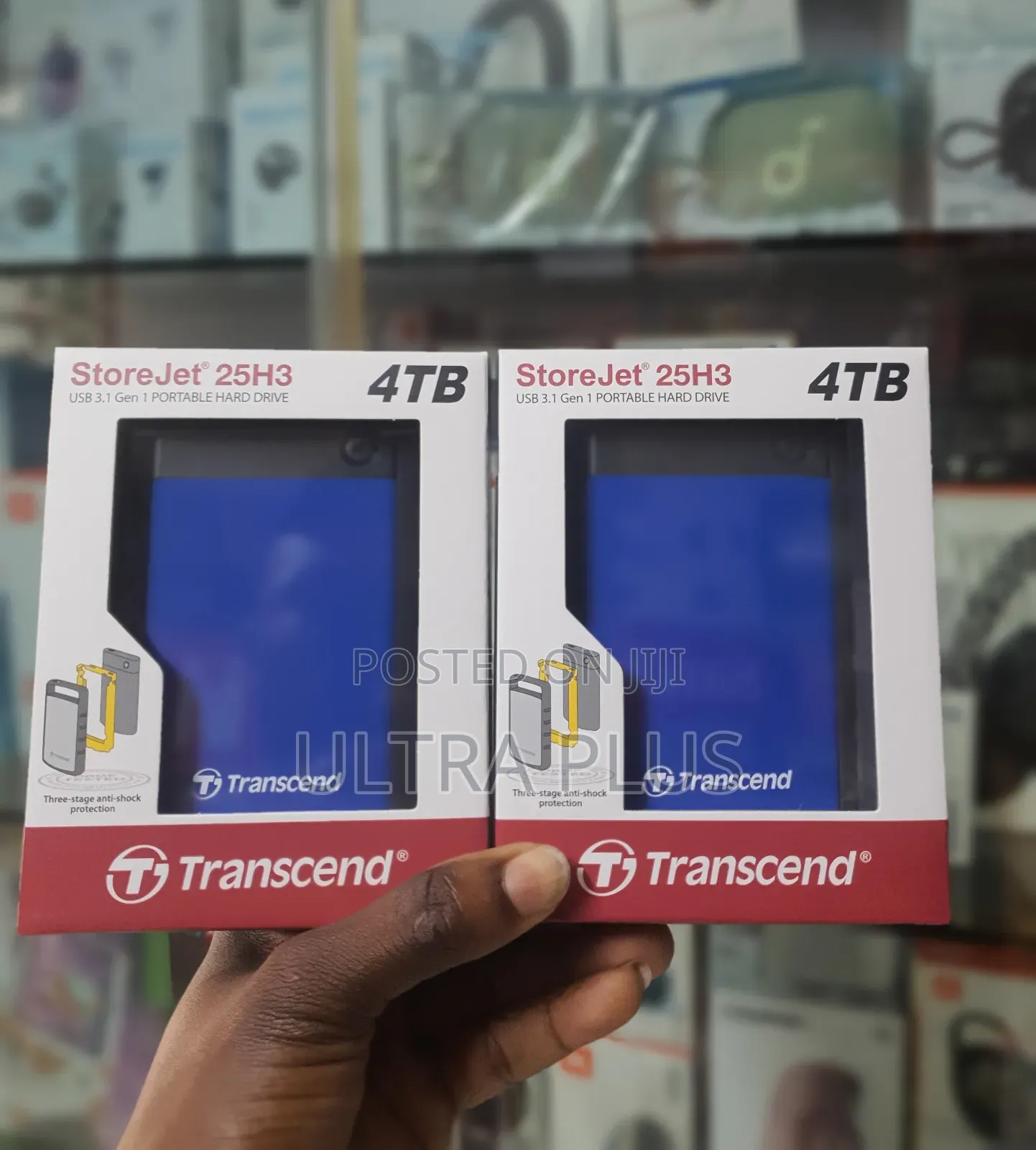Transcend 4tb Storejet 25h3 Portable Hard Drive