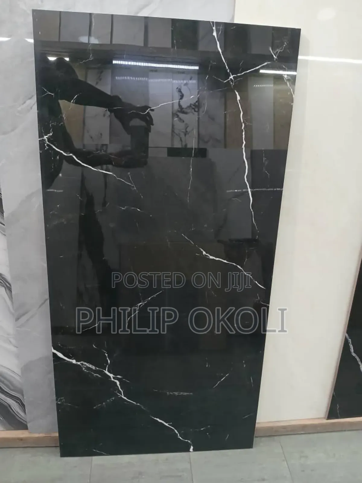Porcelain Quality Black White Floor Tiles