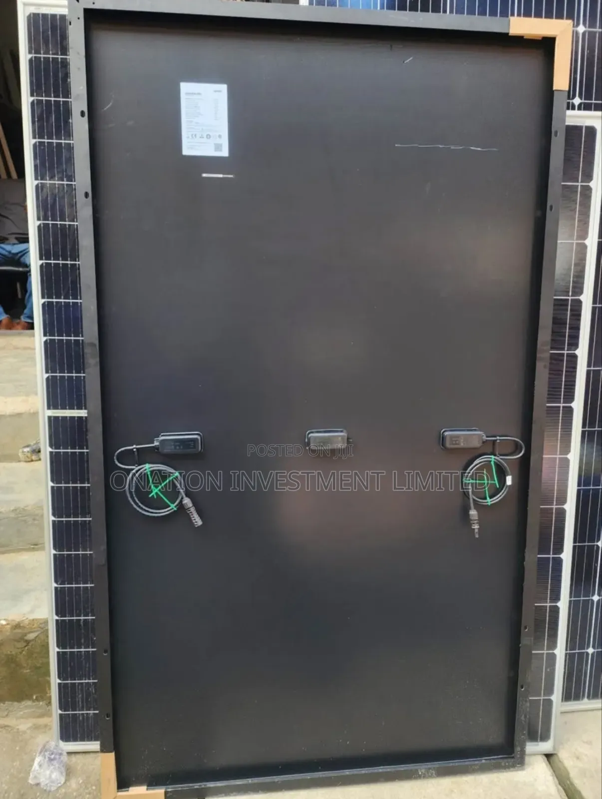 450w All Black Mono Panel
