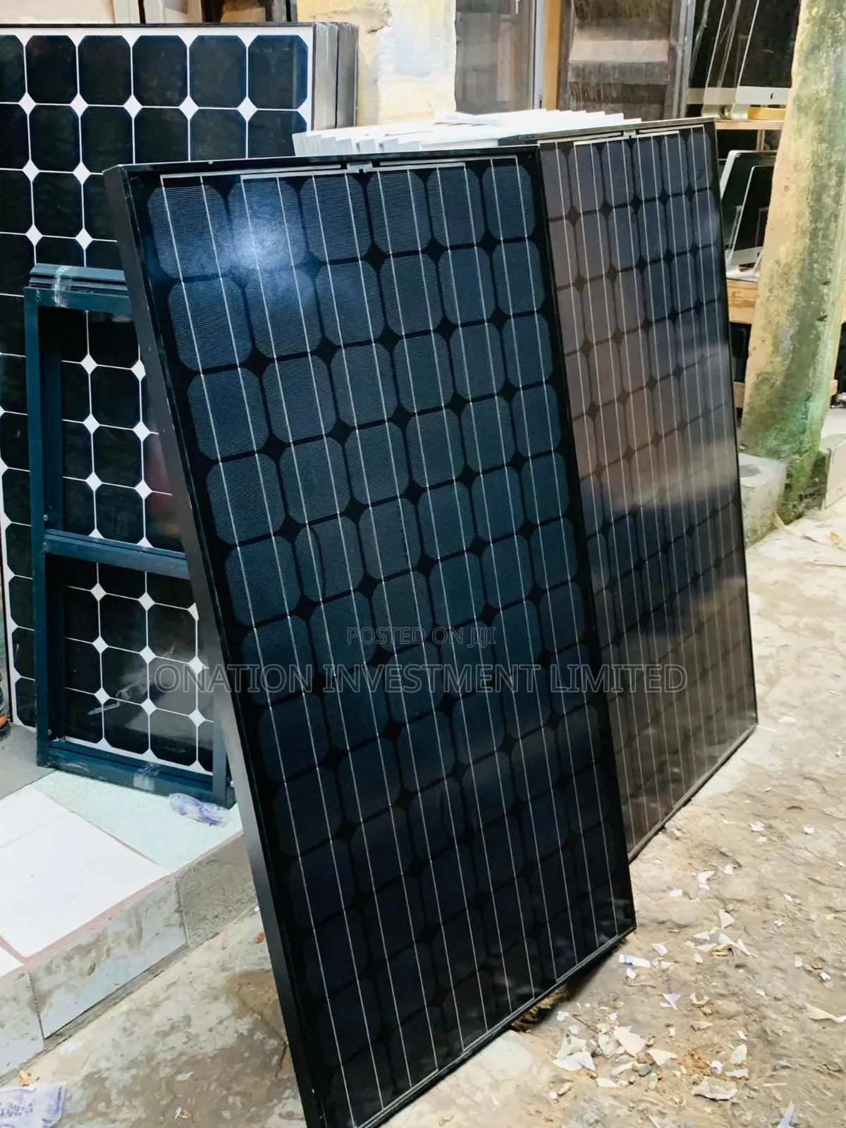 300w All Black Mono Panel