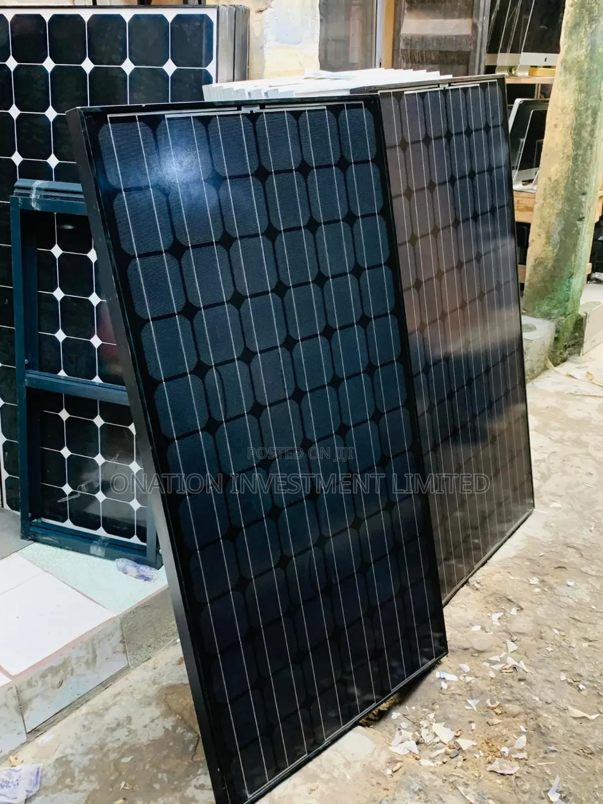 300w All Black Mono Panel