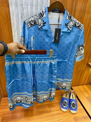 Photo - Dolce Gabbana Bandanna-print Silk Shirt Short