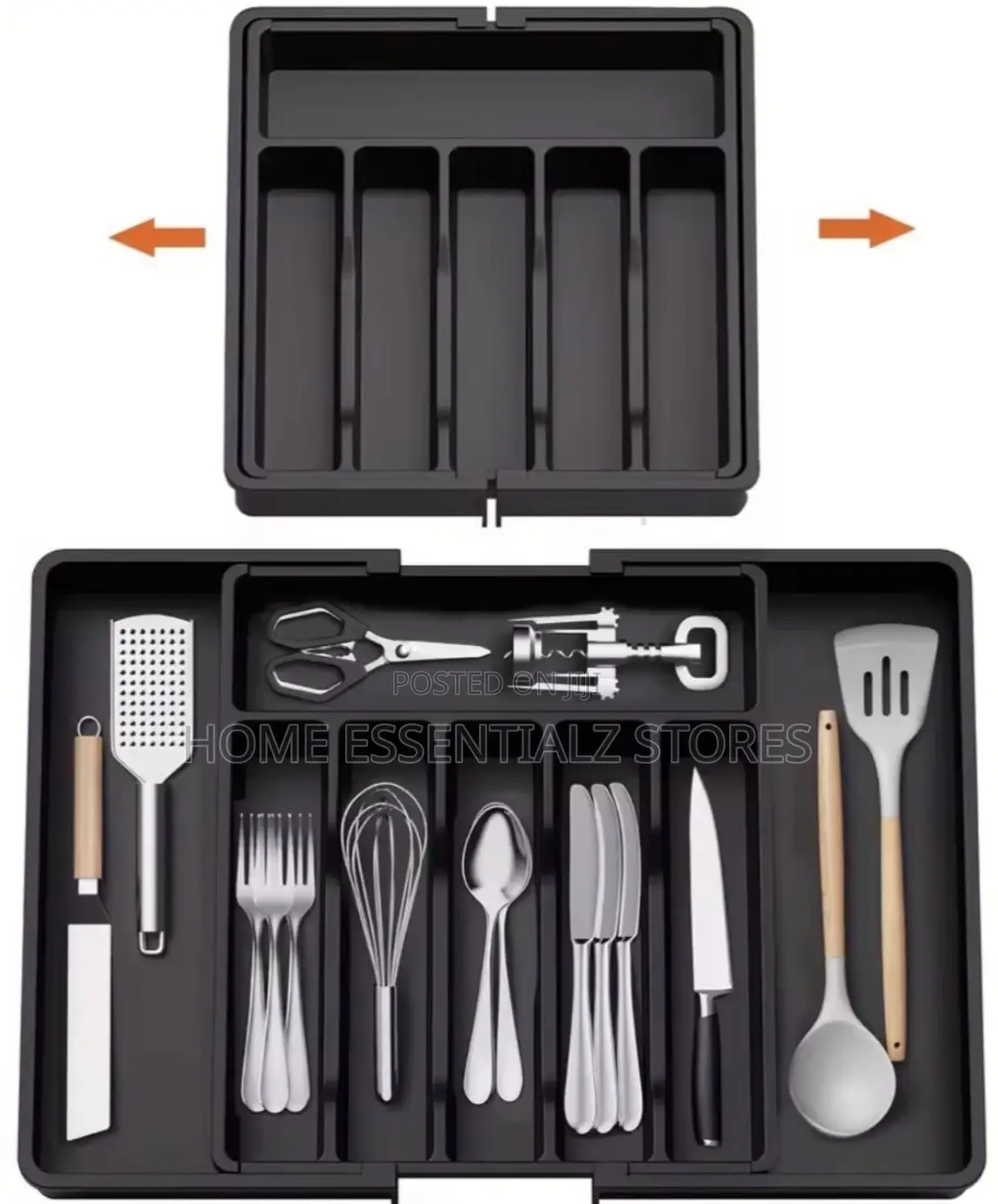 Expandable Cutlery Rack Organizer