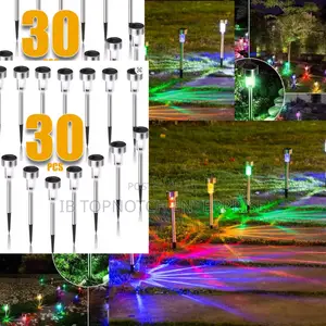 Zero Bills, Maximum Wow: 60 Multi-Color Solar Garden Lights