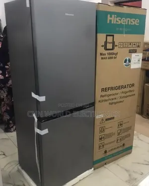 New Hisense Bottom Freezer Double Door Fridge (225l)Warranty