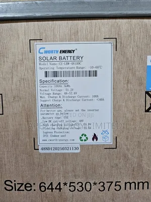 5kwh Cworth Lithium Battery 51.2v.