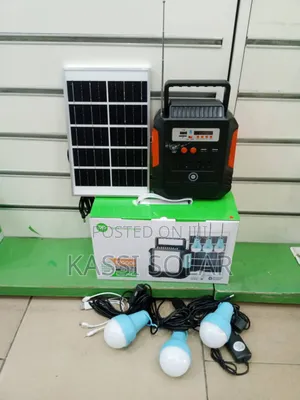 Dc Solar Kit With Panel and 3 Bulbs