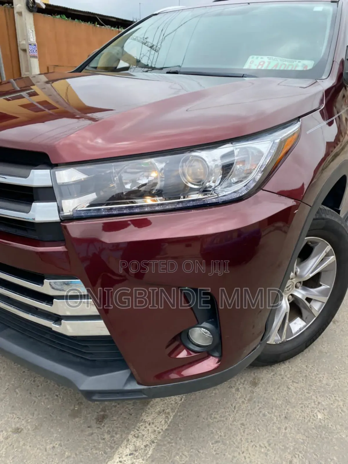 Toyota Highlander XLE 4dr SUV (3.5L 6cyl 6A) 2015 Red