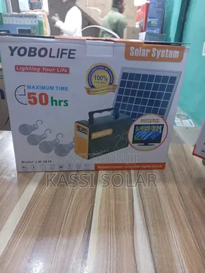 Yobo Life Solar Kit With 4 Bulbs and Panel