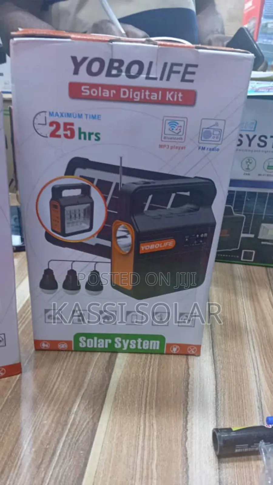 Solar Kit 3 Bulbs and Panel