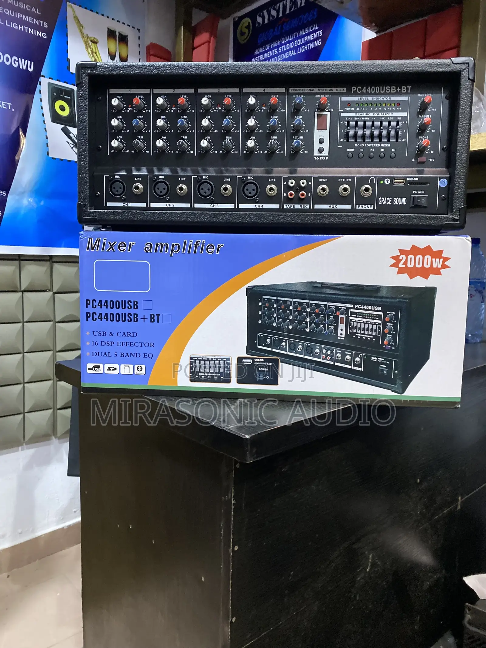 Grace Sound 4 Channels Mixer Amplifier