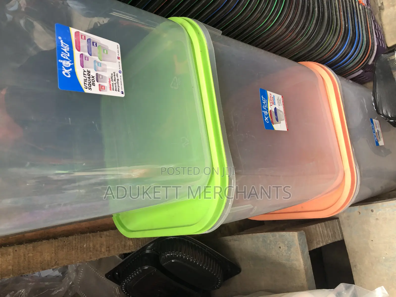 24l Transparent Plastic Container