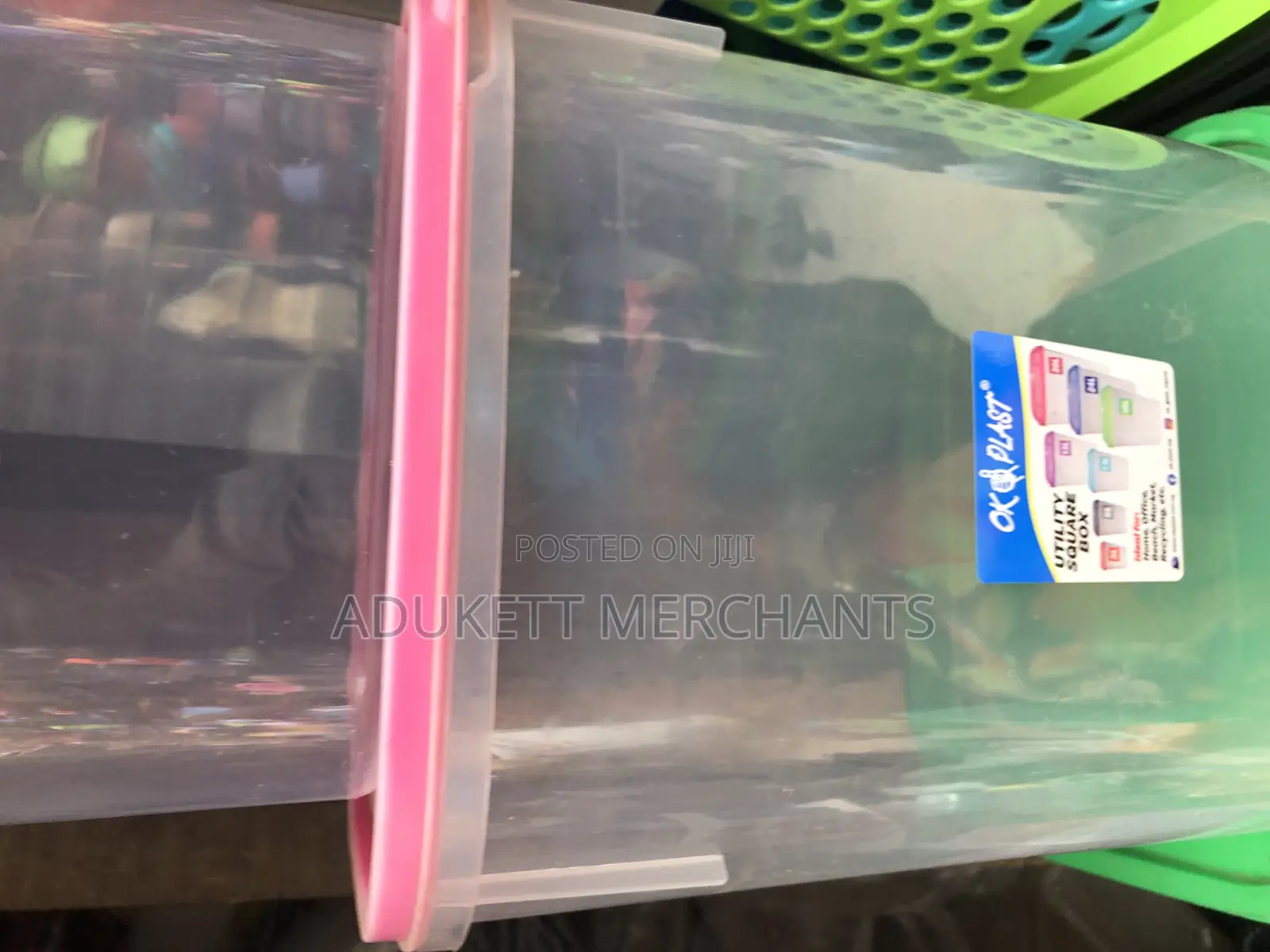 13l Transparent Plastic Container