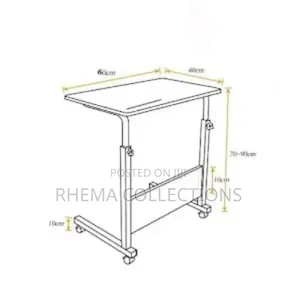 Adjustable Movable Bedside Laptop Work Table