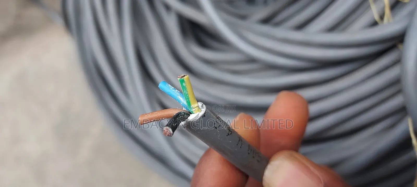 1.0mm 4core Flexible Cable Copper