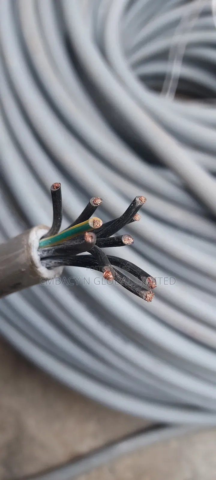 1.0mm 10core Flexible Cable Copper