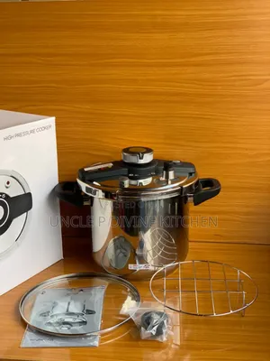 Steampunk 6l Manual Pressure Cooker With 2 Cover, Easy Open.