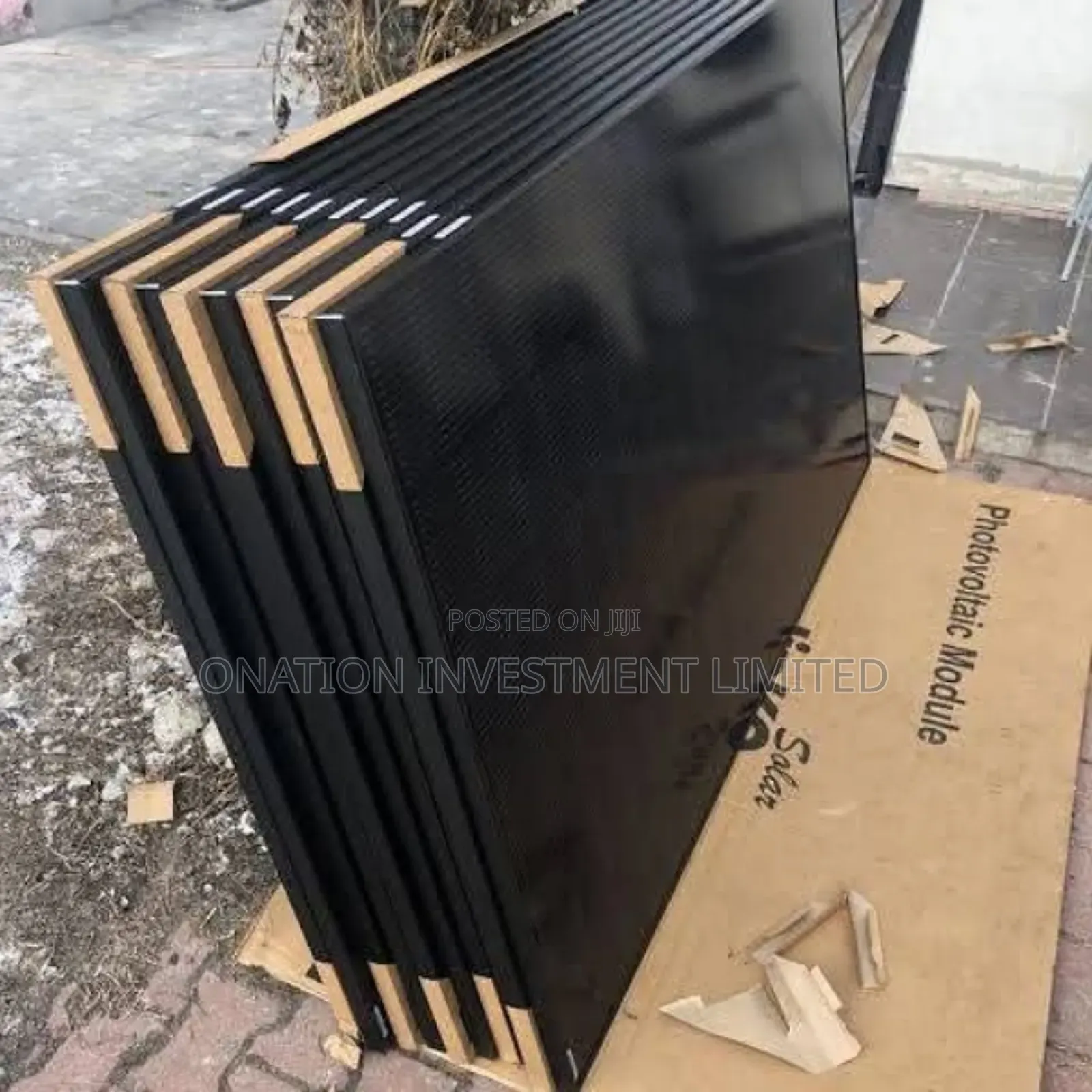 600w All Black Mono Crystalline Solar Panel