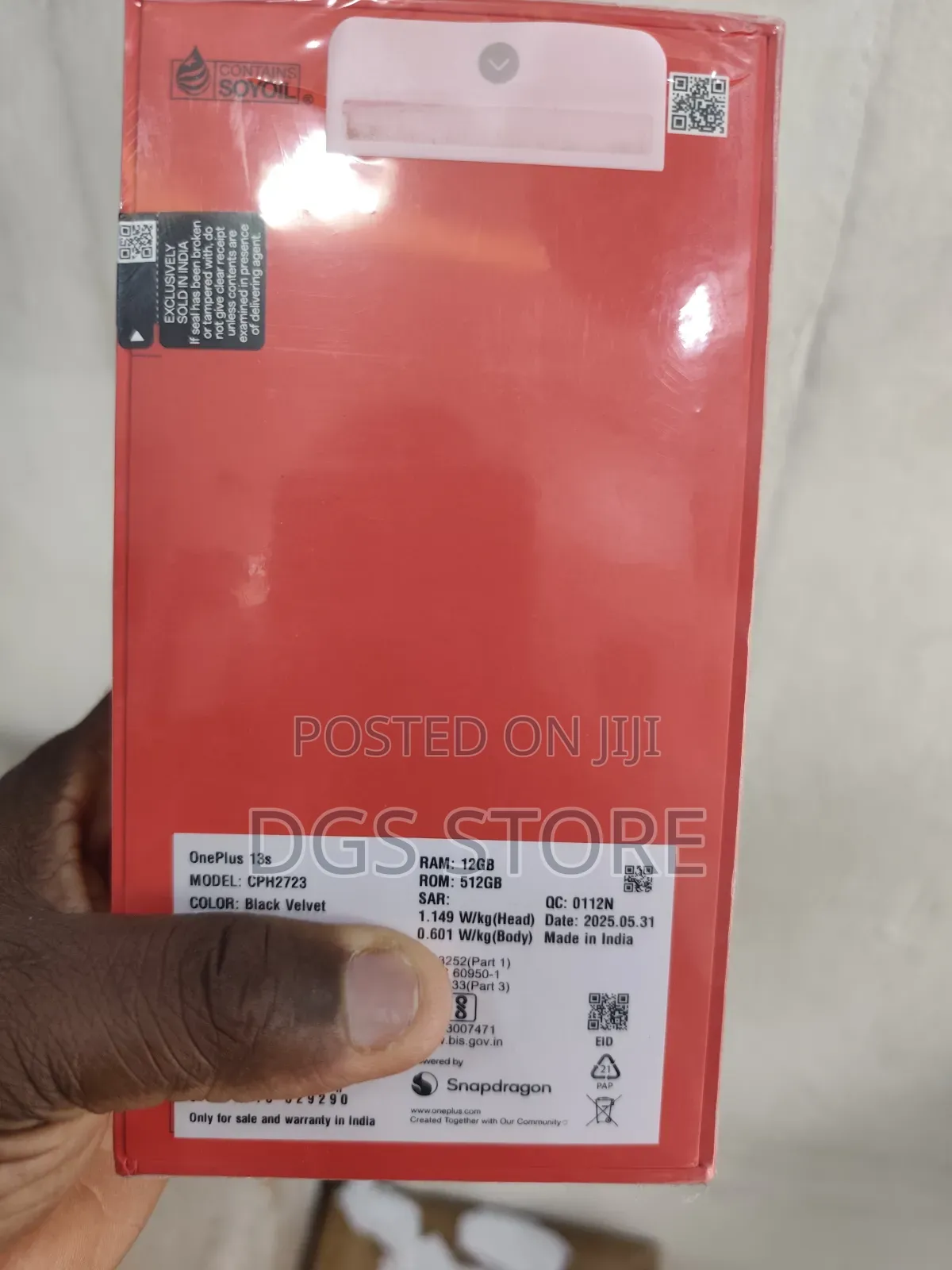 New OnePlus 13s 512 GB Black