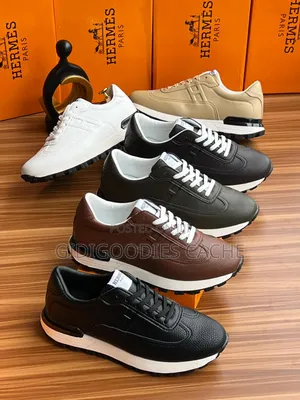 Hermes Lace-Up Sneakers