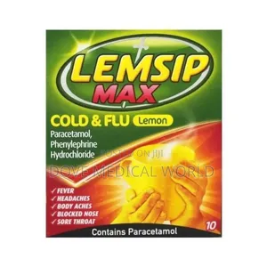 Lemsip Max Cold Flu Lemon Powder X10