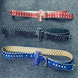 High Quality Luxury Men Stone Belt
