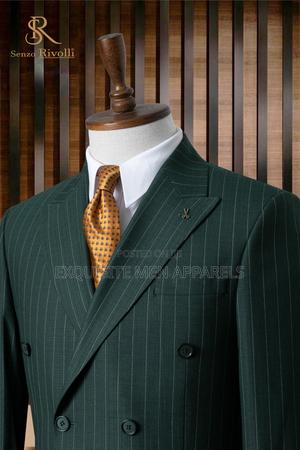 Classic Double Breasted Stripe Turkish Style Men’S Suit