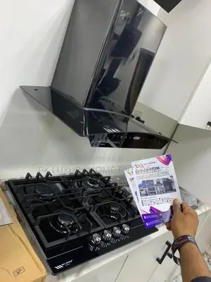 Sky-Oppein 60cm Hood and 4 Burner Gas Combo