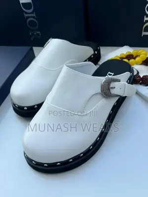 Dior Mule Stone Sided Buckle