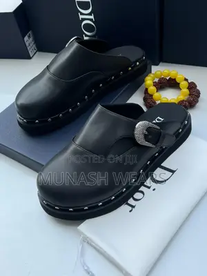 Dior Mule Stone Sided Buckle